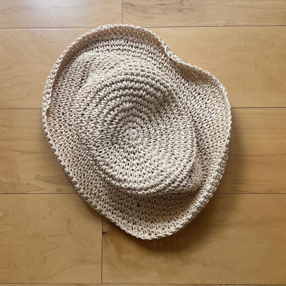 Vitamin A~Cannes Woven Straw Bucket Hat main image 4